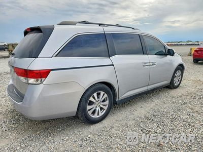 Trzecie zdjęcie samochodu z tyłu: 2015 HONDA ODYSSEY EXL VIN:5FNRL5H60FB073612 - miniatura