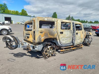 Trzecie zdjęcie samochodu z tyłu: 2006 HUMMER H2 VIN:5GRGN23U56H104051 - miniatura