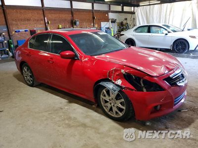 Czwarte zdjęcie samochodu z boku: 2012 INFINITI G37 SEDAN X VIN:JN1CV6AR8CM681264 - miniatura