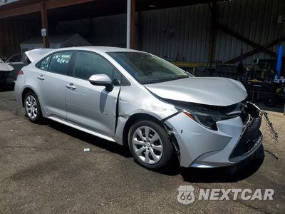 Czwarte zdjęcie samochodu z boku: 2021 TOYOTA COROLLA LE VIN:5YFEPMAE1MP260972 - miniatura
