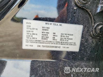 Zdjęcie 13 z 13 samochodu: 2024 TESLA MODEL Y VIN:7SAYGDED5RF088143 - miniatura
