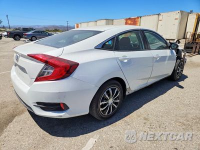 Trzecie zdjęcie samochodu z tyłu: 2019 HONDA CIVIC LX VIN:19XFC2F65KE203369 - miniatura