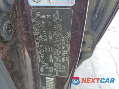 Zdjęcie 12 z 12 samochodu: 2011 KIA FORTE EX VIN:KNAFU4A22B5376580 - miniatura