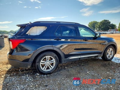 Trzecie zdjęcie samochodu z tyłu: 2020 FORD EXPLORER XLT VIN:1FMSK7DH7LGA33788 - miniatura
