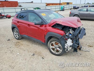 Czwarte zdjęcie samochodu z boku: 2022 HYUNDAI KONA SEL VIN:KM8K6CAB2NU779311 - miniatura