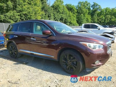 Czwarte zdjęcie samochodu z boku: 2013 INFINITI JX35 BASE VIN:5N1AL0MM3DC309860 - miniatura