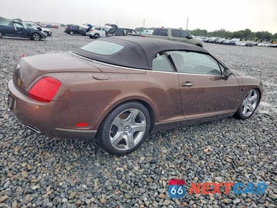 Trzecie zdjęcie samochodu z tyłu: 2008 BENTLEY CONTINENTAL GTC VIN:SCBDR33W08C053352 - miniatura