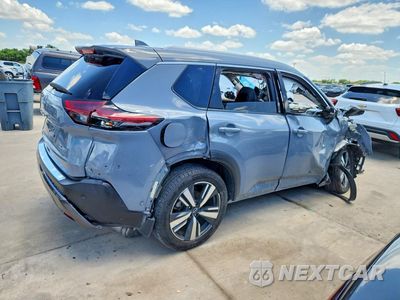 Trzecie zdjęcie samochodu z tyłu: 2022 NISSAN ROGUE SL VIN:5N1BT3CB4NC707599 - miniatura