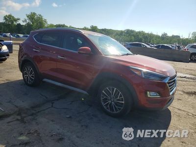 Czwarte zdjęcie samochodu z boku: 2021 HYUNDAI TUCSON LIMITED VIN:KM8J3CAL6MU381594 - miniatura