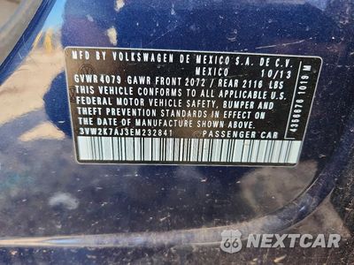 Zdjęcie 12 z 12 samochodu: 2014 VOLKSWAGEN JETTA BASE VIN:3VW2K7AJ3EM232841 - miniatura