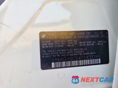 Zdjęcie 13 z 13 samochodu: 2012 BMW X5 M VIN:5YMGY0C54CLK27295 - miniatura