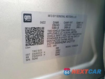 Zdjęcie 12 z 12 samochodu: 2022 CADILLAC XT4 SPORT VIN:1GYFZER42NF142772 - miniatura