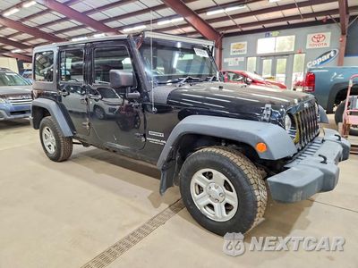Czwarte zdjęcie samochodu z boku: 2016 JEEP WRANGLER UNLIMITED SPORT VIN:1C4BJWKG3GL293646 - miniatura