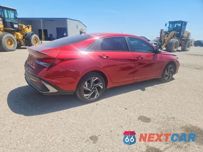 Trzecie zdjęcie samochodu z tyłu: 2025 HYUNDAI ELANTRA SEL SPORT VIN:KMHLM4DG3SU871496 - miniatura