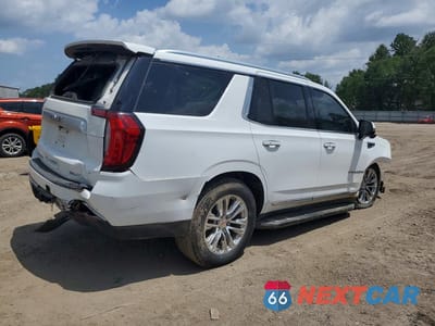 Trzecie zdjęcie samochodu z tyłu: 2021 GMC YUKON SLT VIN:1GKS1BKD2MR289910 - miniatura