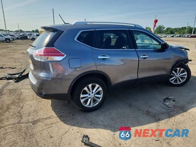 Trzecie zdjęcie samochodu z tyłu: 2016 NISSAN ROGUE SV VIN:KNMAT2MV2GP601182 - miniatura