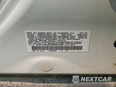 Zdjęcie 14 z 14 samochodu: 2016 HONDA PILOT ELITE VIN:5FNYF6H02GB052489 - miniatura
