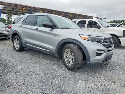 Czwarte zdjęcie samochodu z boku: 2021 FORD EXPLORER XLT VIN:1FMSK7DHXMGC19889 - miniatura