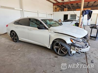 Czwarte zdjęcie samochodu z boku: 2022 HONDA ACCORD SPORT VIN:1HGCV1F32NA085206 - miniatura