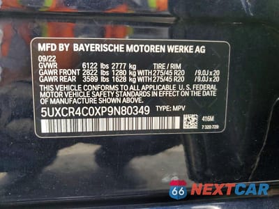 Zdjęcie 13 z 13 samochodu: 2023 BMW X5 SDRIVE 40I VIN:5UXCR4C0XP9N80349 - miniatura