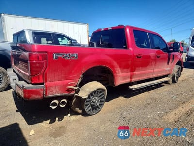 Trzecie zdjęcie samochodu z tyłu: 2022 FORD F350 SUPER DUTY VIN:1FT8W3BT9NEF27555 - miniatura