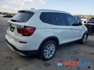 Trzecie zdjęcie samochodu z tyłu: 2017 BMW X3 SDRIVE28I VIN:5UXWZ7C3XH0V93620 - miniatura