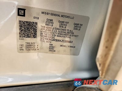 Zdjęcie 12 z 12 samochodu: 2019 CADILLAC XT5 PLATINUM VIN:1GYKNGRSXKZ120663 - miniatura