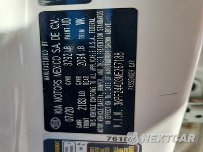 Zdjęcie 23 z 24 samochodu: 2021 KIA FORTE LXS VIN:3KPF24AD3ME267188 - miniatura