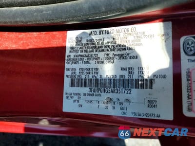 Zdjęcie 12 z 12 samochodu: 2010 FORD FUSION SE VIN:3FAHP0HG5AR351722 - miniatura