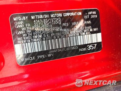 Zdjęcie 14 z 14 samochodu: 2020 MITSUBISHI OUTLANDER SPORT ES VIN:JA4AP3AU1LU010823 - miniatura