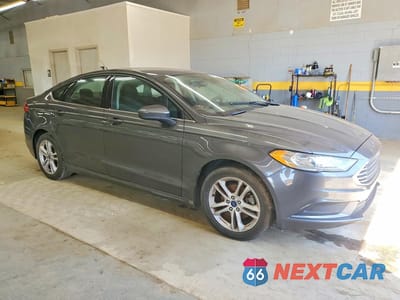 Czwarte zdjęcie samochodu z boku: 2018 FORD FUSION SE VIN:3FA6P0HD8JR183586 - miniatura