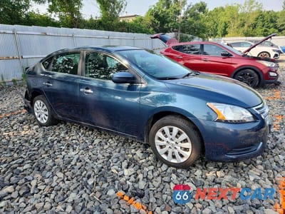Czwarte zdjęcie samochodu z boku: 2014 NISSAN SENTRA SV VIN:3N1AB7AP8EY258933 - miniatura