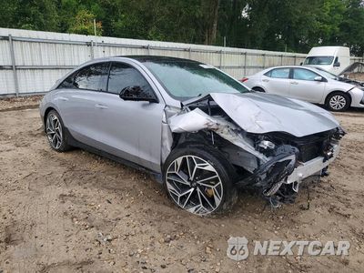Czwarte zdjęcie samochodu z boku: 2023 HYUNDAI IONIQ 6 LIMITED VIN:KMHM54AC7PA049134 - miniatura