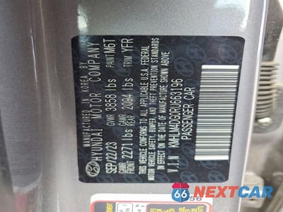 Zdjęcie 13 z 13 samochodu: 2024 HYUNDAI ELANTRA SEL VIN:KMHLM4DG0RU663196 - miniatura