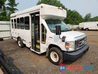2014 FORD ECONOLINE E350 SUPER DUTY CUTAWAY VAN 1FDEE3FL4EDA34397 - główne zdjęcie licytacji z USA - miniatura