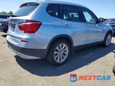 Trzecie zdjęcie samochodu z tyłu: 2013 BMW X3 XDRIVE28I VIN:5UXWX9C5XD0D07152 - miniatura