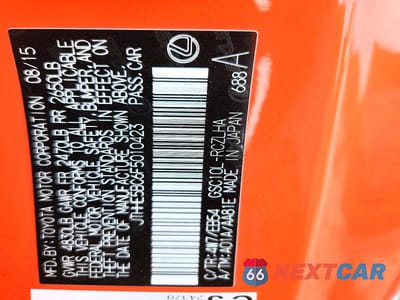 Zdjęcie 13 z 13 samochodu: 2015 LEXUS RC 350 VIN:JTHHE5BC6F5010423 - miniatura