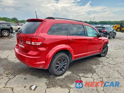 Trzecie zdjęcie samochodu z tyłu: 2020 DODGE JOURNEY SE VIN:3C4PDCAB0LT261141 - miniatura