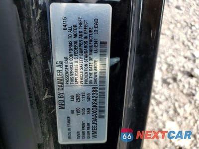 Zdjęcie 12 z 12 samochodu: 2016 SMART FORTWO VIN:WMEEJ9AAXGK842388 - miniatura