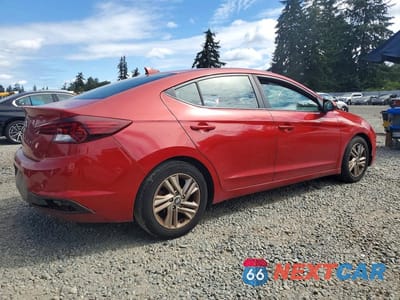 Trzecie zdjęcie samochodu z tyłu: 2019 HYUNDAI ELANTRA SEL VIN:5NPD84LF3KH443508 - miniatura