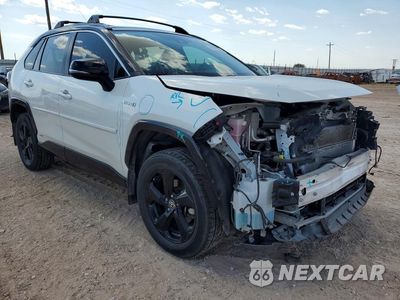 Czwarte zdjęcie samochodu z boku: 2021 TOYOTA RAV4 XSE VIN:2T3E6RFV3MW028274 - miniatura