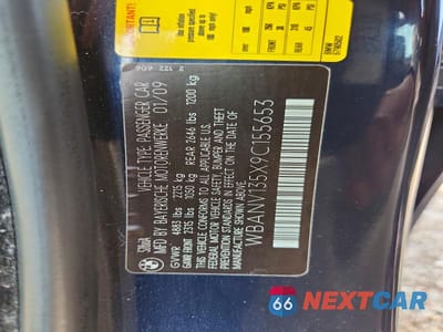 Zdjęcie 12 z 12 samochodu: 2009 BMW 5 SERIES XI VIN:WBANV135X9C155653 - miniatura