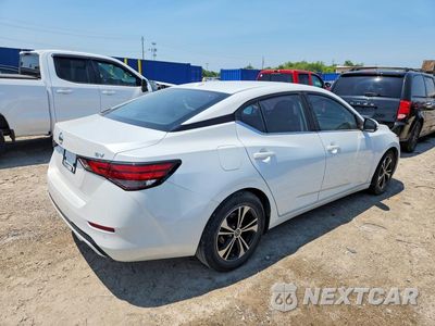 Trzecie zdjęcie samochodu z tyłu: 2020 NISSAN SENTRA SV VIN:3N1AB8CV5LY203578 - miniatura