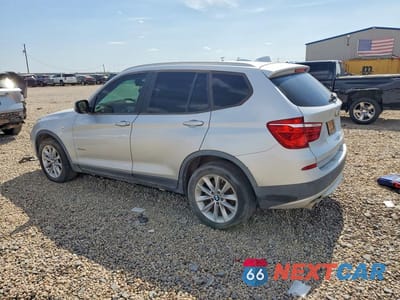 Drugie zdjęcie samochodu z przodu: 2013 BMW X3 XDRIVE28I VIN:5UXWX9C52D0A11249 - miniatura