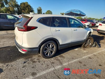 Trzecie zdjęcie samochodu z tyłu: 2020 HONDA CR-V EX VIN:2HKRW1H58LH424318 - miniatura