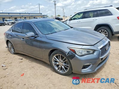 Czwarte zdjęcie samochodu z boku: 2018 INFINITI Q50 3.0T LUXE VIN:JN1EV7AP3JM357844 - miniatura