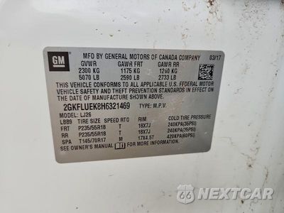 Zdjęcie 12 z 12 samochodu: 2017 GMC TERRAIN SLT VIN:2GKFLUEK8H6321469 - miniatura