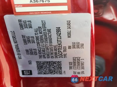 Zdjęcie 12 z 12 samochodu: 2026 CHEVROLET COLORADO TRAIL BOSS VIN:1GCPTEEK3T1142984 - miniatura