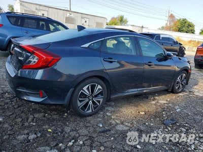 Trzecie zdjęcie samochodu z tyłu: 2018 HONDA CIVIC EXL VIN:JHMFC1F73JX028281 - miniatura