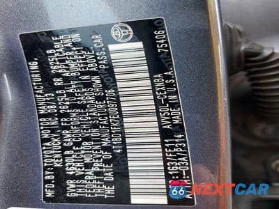 Zdjęcie 13 z 13 samochodu: 2014 TOYOTA CAMRY HYBRID LE VIN:4T1BD1FK7EU097706 - miniatura